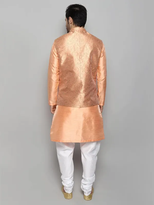 Men's_Silk_Blend_Kurta_Pajama_with_Designer_Ethnic_Nehru_Jacket/Modi_Jacket?