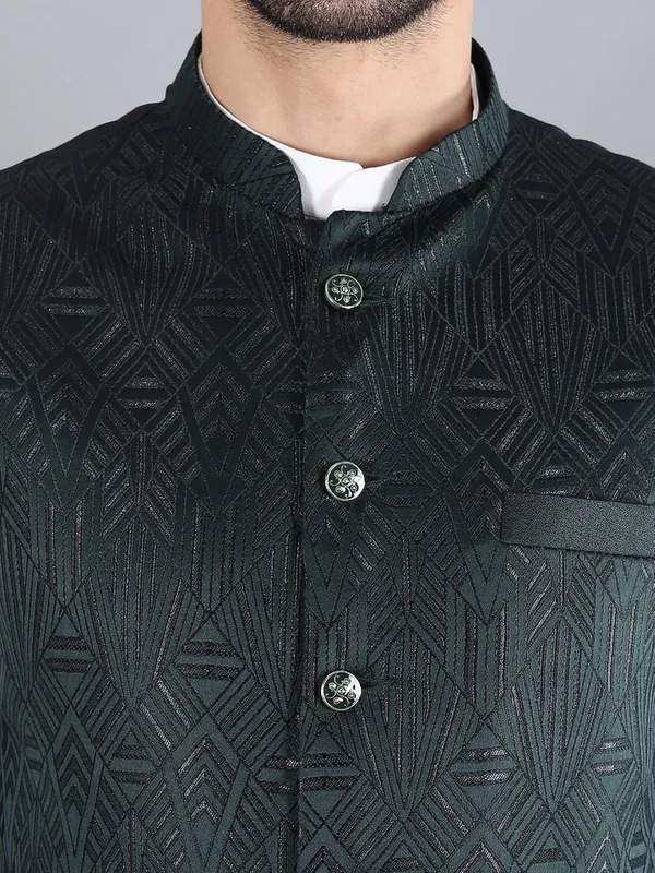 Men's_Silk_Blend_Kurta_Pajama_with_Designer_Ethnic_Nehru_Jacket/Modi_Jacket