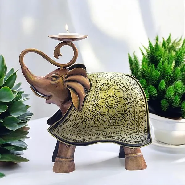 Elephant_Tealight_Candle_Holder_Tabletop_Showpiece_|_For_Living_Room,_Candle_Light_Dinners,_Home_Decor