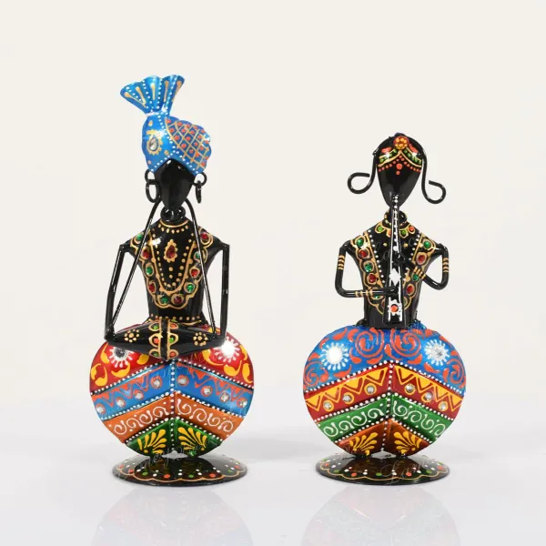 Set_of_2_Punjabi_Musician_Group_Showpiece_|_For_Home_Decor_Table_Decor