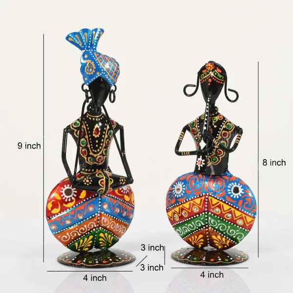 Set_of_2_Punjabi_Musician_Group_Showpiece_|_For_Home_Decor_Table_Decor