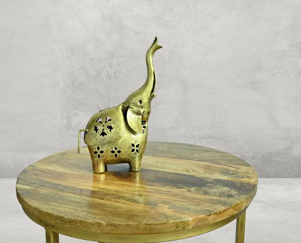 Set_of_2_Golden_Antique_Finish_Elephant_Shaped_Candle_Holder_|_For_Home_Decor,_Decorative