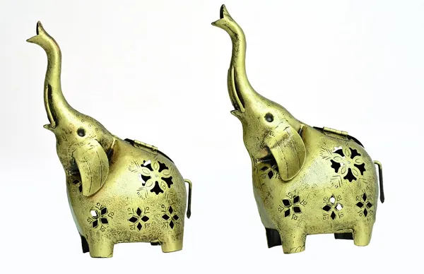Set_of_2_Golden_Antique_Finish_Elephant_Shaped_Candle_Holder_|_For_Home_Decor,_Decorative