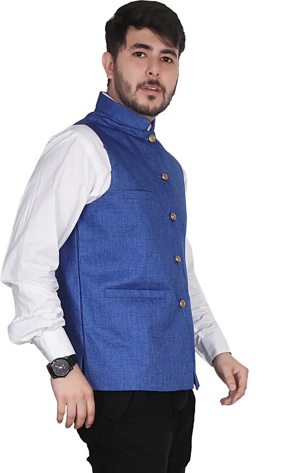 Blue_Cotton_Blend_Solid_Ethnic_Traditional_Fit_Waistcoat_For_Men
