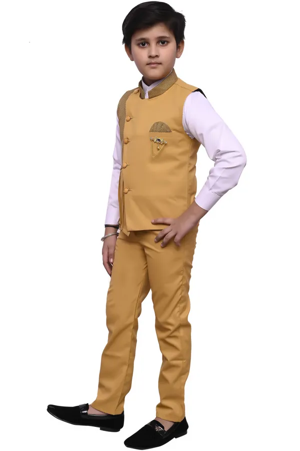 Polyester_Self_Design_Full_Sleeve_Mandarin_Collar_Shirt,_Waistcoat_And_Pant_Set_For_Baby_Boys