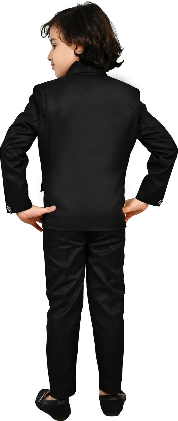 Black_Polyester_Solid_Regular_Fit_5_Piece_Kids_Suit_-_Coat,Pant,Shirt,Tie_And_Waistcoat_For_Boys
