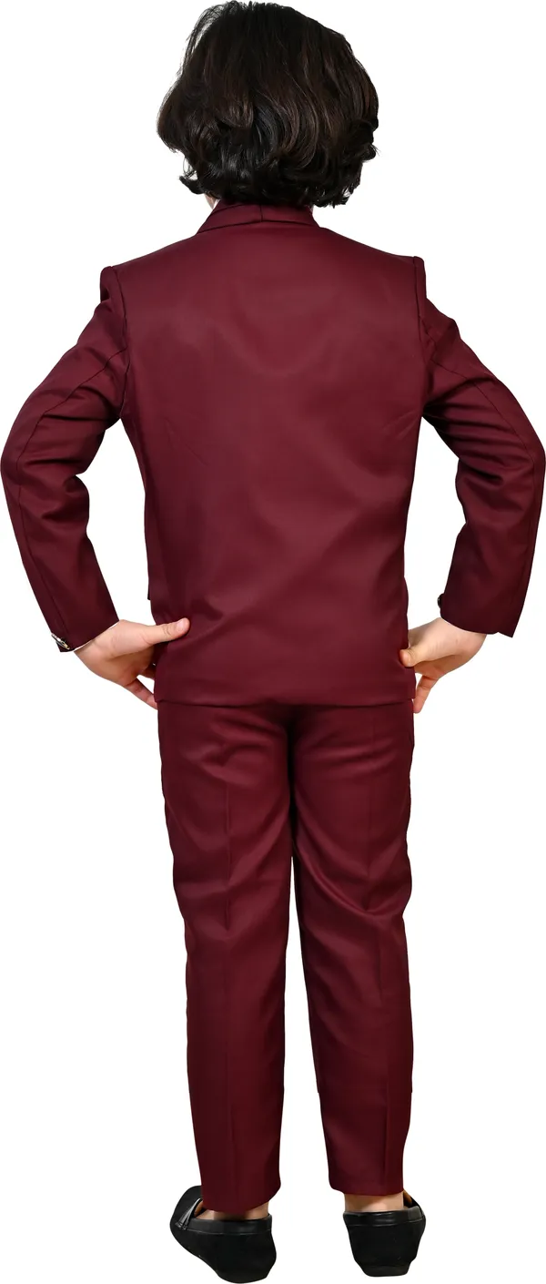 Maroon_Polyester_Solid_Regular_Fit_5_Piece_Kids_Suit_-_Coat,Pant,Shirt,Tie_And_Waistcoat_For_Boys