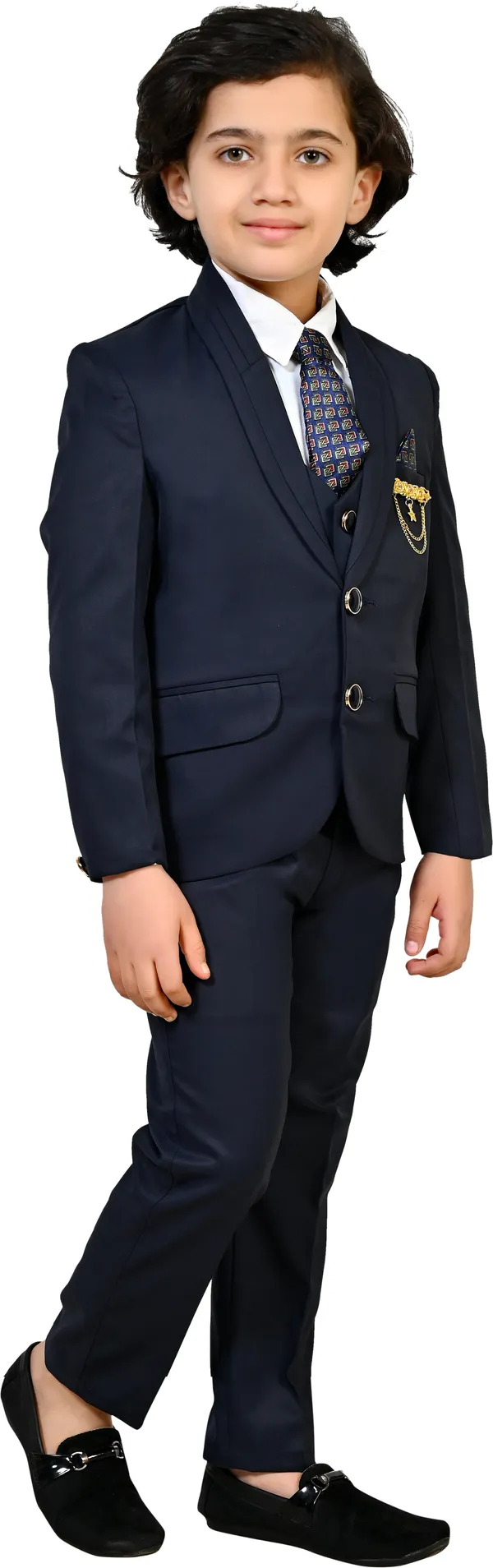 Dark_Blue_Polyester_Solid_Regular_Fit_5_Piece_Kids_Suit_-_Coat,Pant,Shirt,Tie_And_Waistcoat_For_Boys