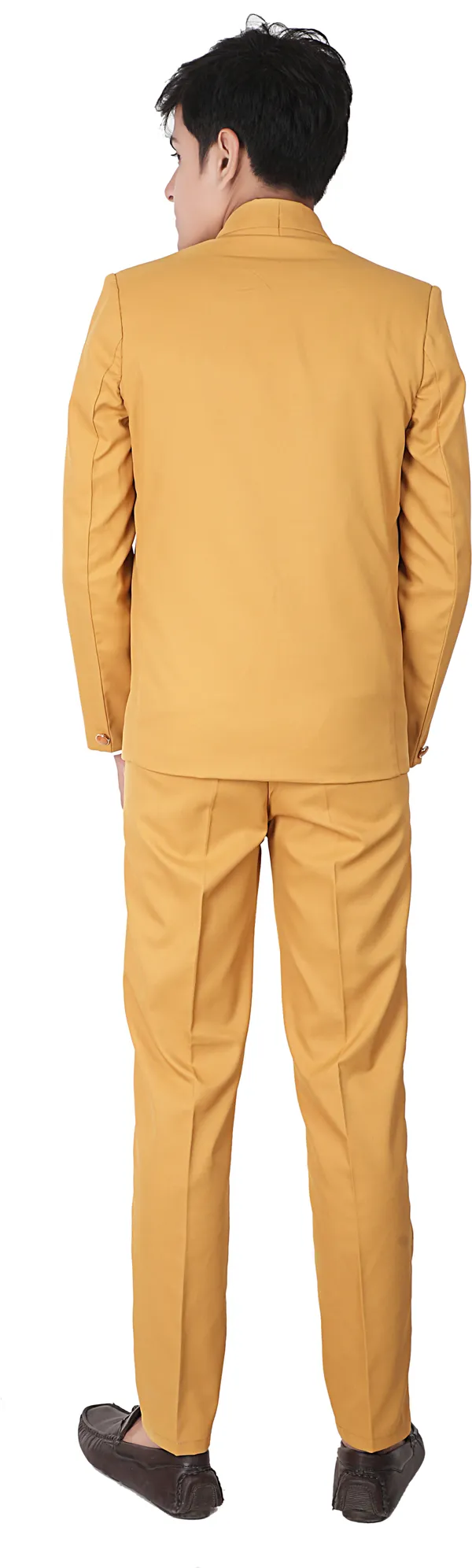 Green_Polyester_Solid_Regular_Fit_5_Piece_Coat_Pant_Suit_Set_For_Boys