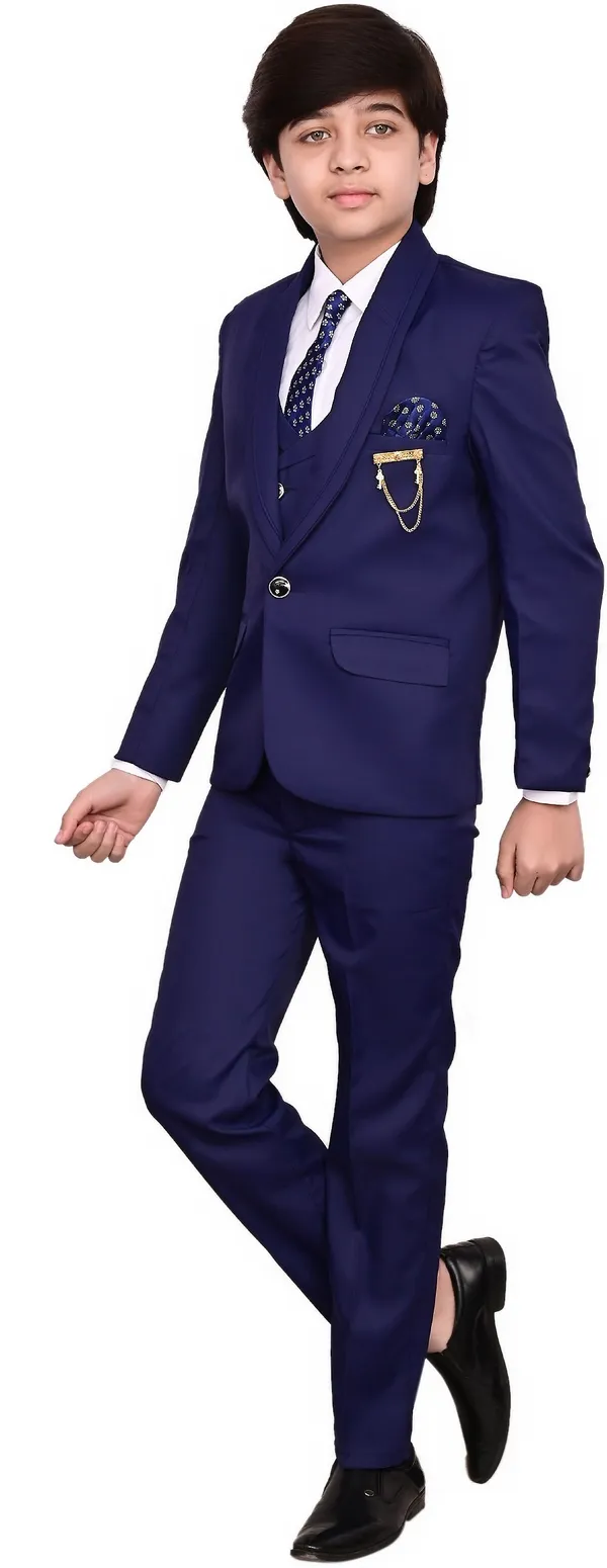 Dark_Blue_Polyester_Solid_Regular_Fit_5_Piece_Coat_Set,_Western_Wear_Collection_For_Boys