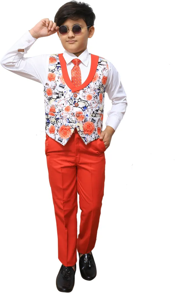 Red_Polyester_Solid_Regular_Fit_5_Piece_Coat_Suit_For_Boys