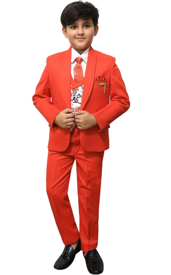 Red_Polyester_Solid_Regular_Fit_5_Piece_Coat_Suit_For_Boys