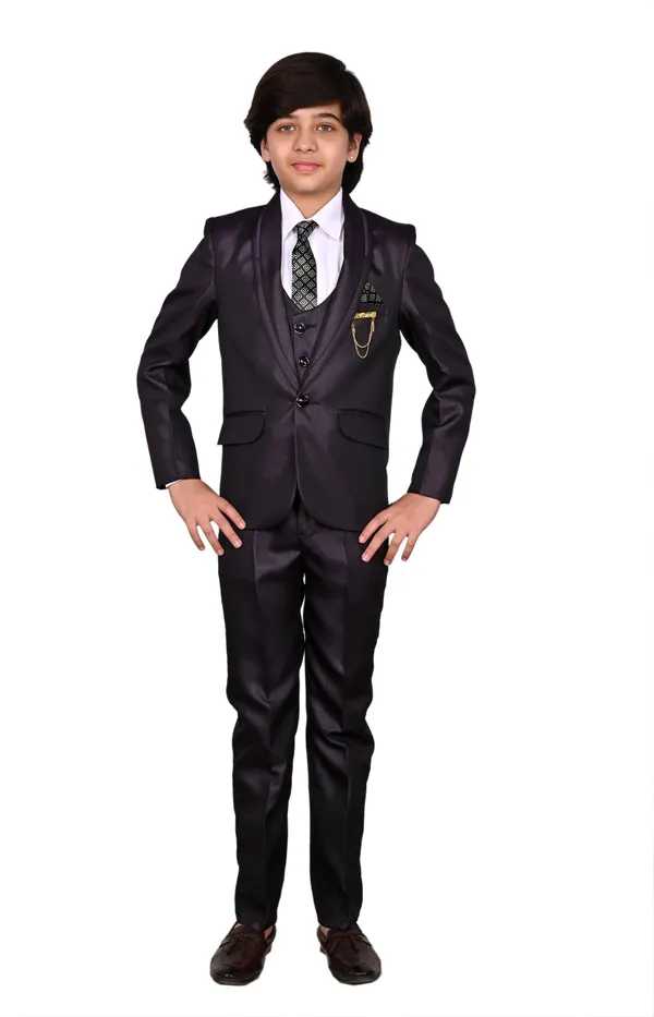 Green_Polyester_Solid_Regular_Fit_5_Piece_Coat_Suit_For_Boys