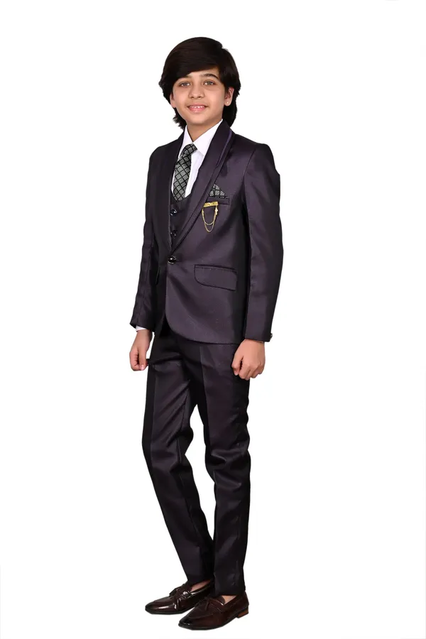 Green_Polyester_Solid_Regular_Fit_5_Piece_Coat_Suit_For_Boys