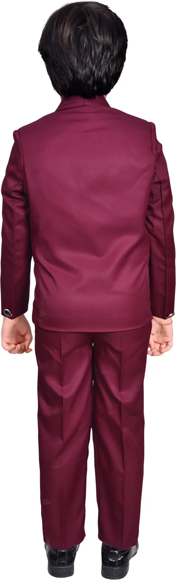 Maroon_Polyester_Solid_Regular_Fit_5_Piece_Coat_Suit_For_Boys