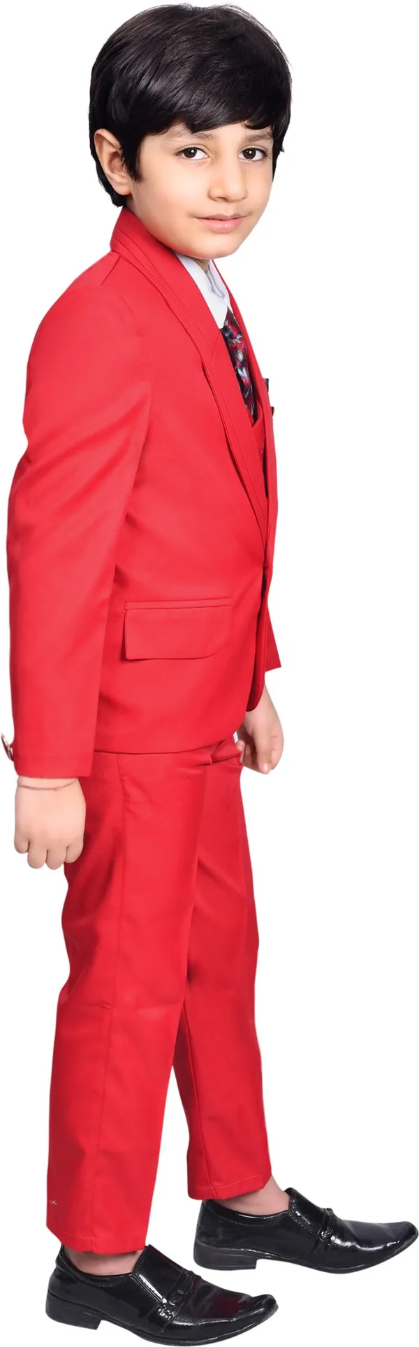 Red_Polyester_Solid_Regular_Fit_5_Piece_Coat_Suit_For_Boys