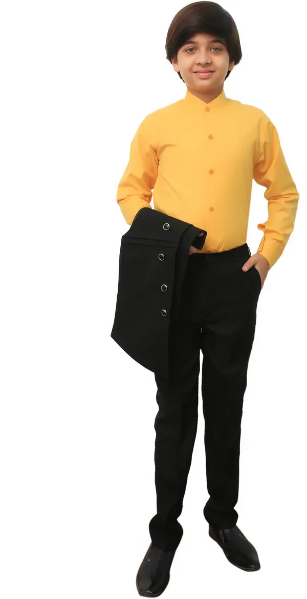 Dark_Green_Cotton_Blend_Casual_Solid_Full_Sleeve_Waistcoat_&_Pant_For_Boys