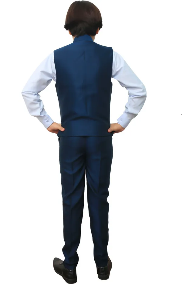 Cotton_Blend_Casual_Solid_Full_Sleeve_Waistcoat_&_Pant_For_Boys