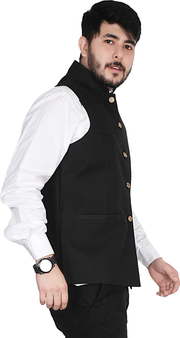 Black_Cotton_Blend_Solid_Ethnic_Traditional_Fit_Waistcoat_For_Men