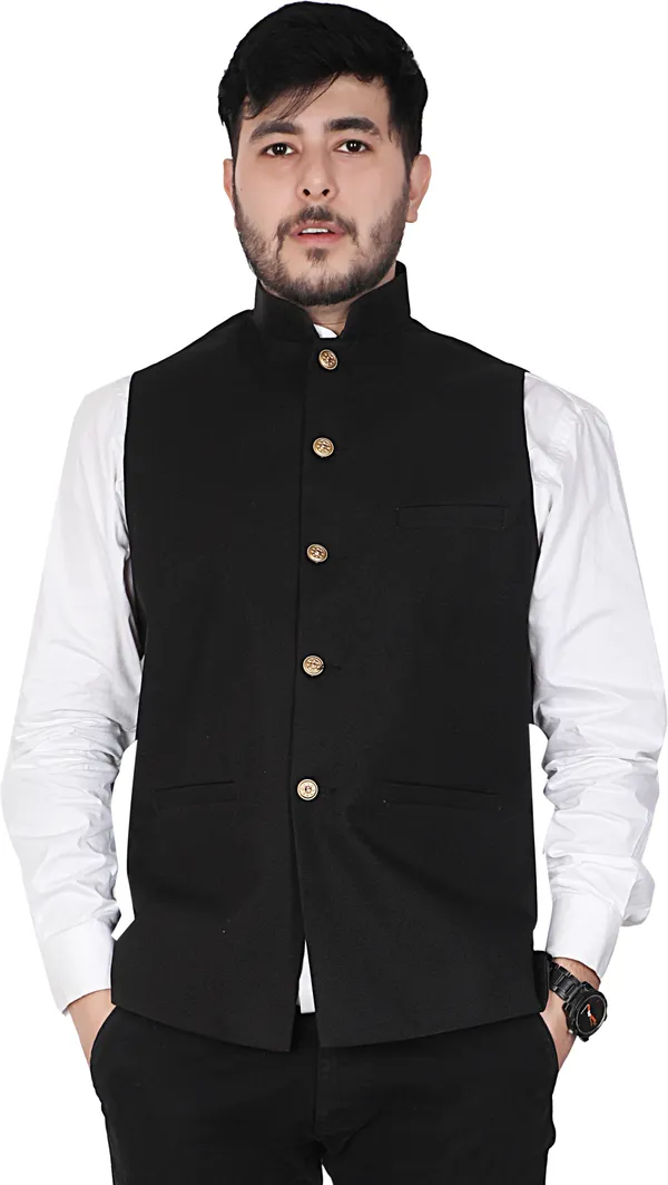 Black_Cotton_Blend_Solid_Ethnic_Traditional_Fit_Waistcoat_For_Men