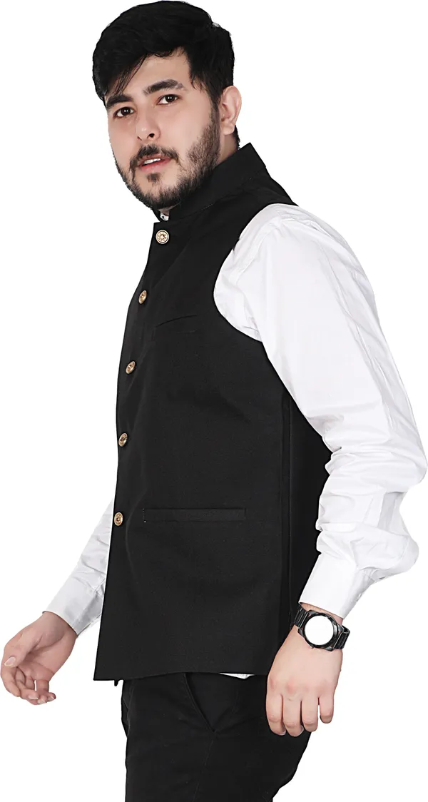Black_Cotton_Blend_Solid_Ethnic_Traditional_Fit_Waistcoat_For_Men