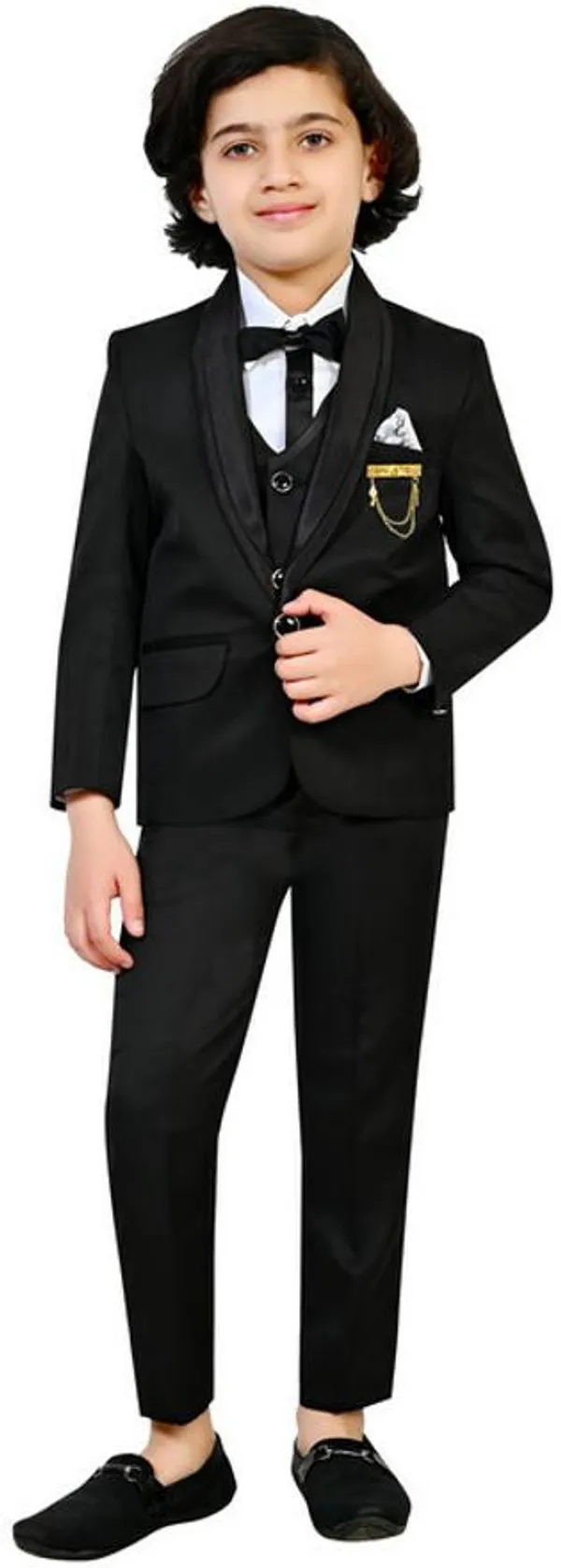 Black_Polyester_Solid_Regular_Fit_5_Piece_Kids_Suit_For_Boys