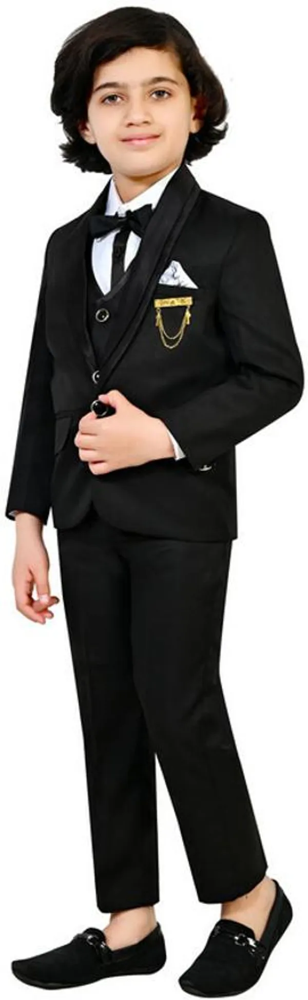Black_Polyester_Solid_Regular_Fit_5_Piece_Kids_Suit_For_Boys