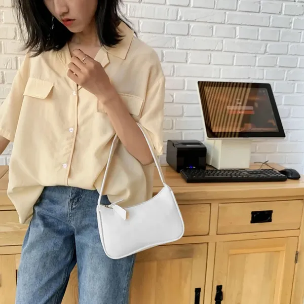White_Mini_Half_Moon_Sling_Bag_For_Girls