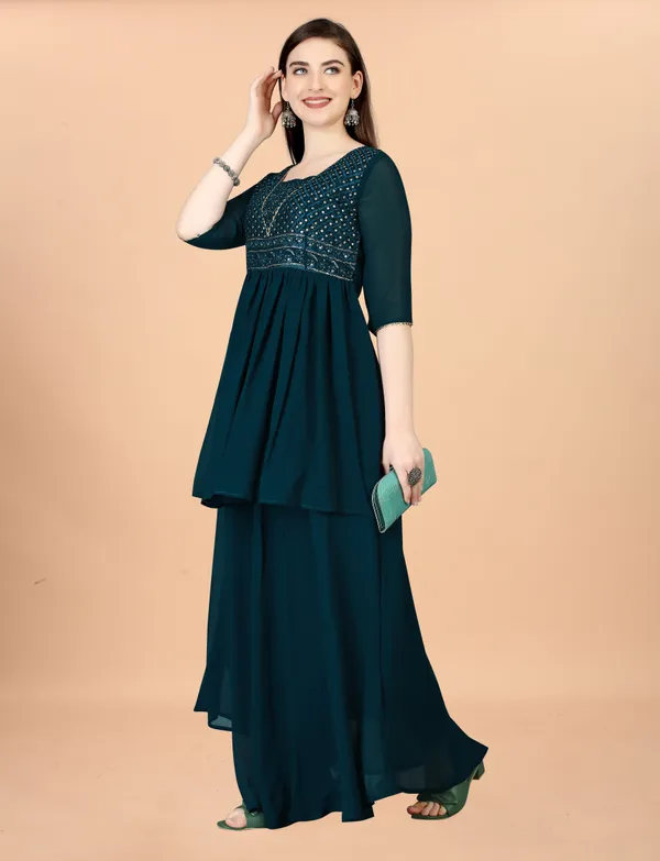 indigo_Georgete_Embroidered_Long_Gown_for_Women_&_Girls