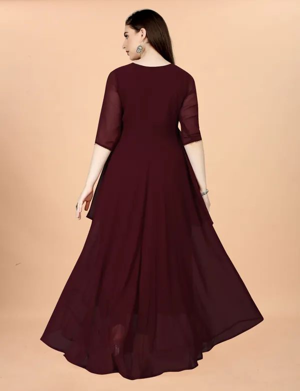 Maroon_Georgete_Embroidered_Long_Gown_for_Women_&_Girls