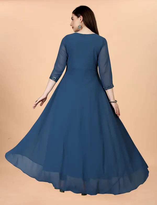 Blue_Georgete_Embroidered_Long_Gown_for_Women_&_Girls