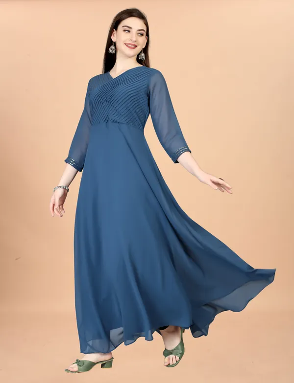 Blue_Georgete_Embroidered_Long_Gown_for_Women_&_Girls