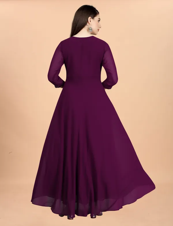 Purple_Georgete_Embroidered_Long_Gown_for_Women_&_Girls