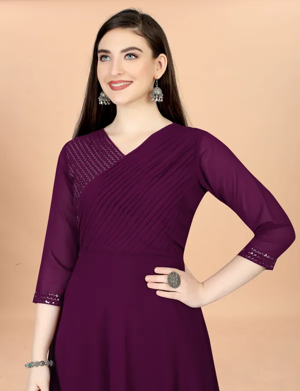 Purple_Georgete_Embroidered_Long_Gown_for_Women_&_Girls