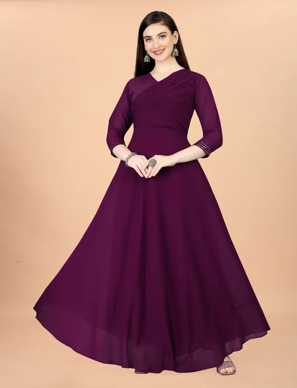 Purple_Georgete_Embroidered_Long_Gown_for_Women_&_Girls