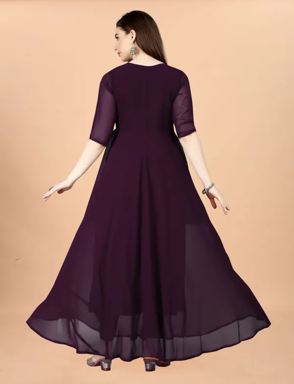 Purple_Georgete_Embroidered_Long_Gown_for_Women_&_Girls