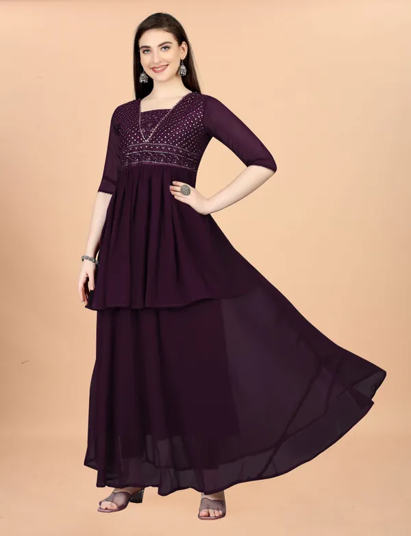 Purple_Georgete_Embroidered_Long_Gown_for_Women_&_Girls