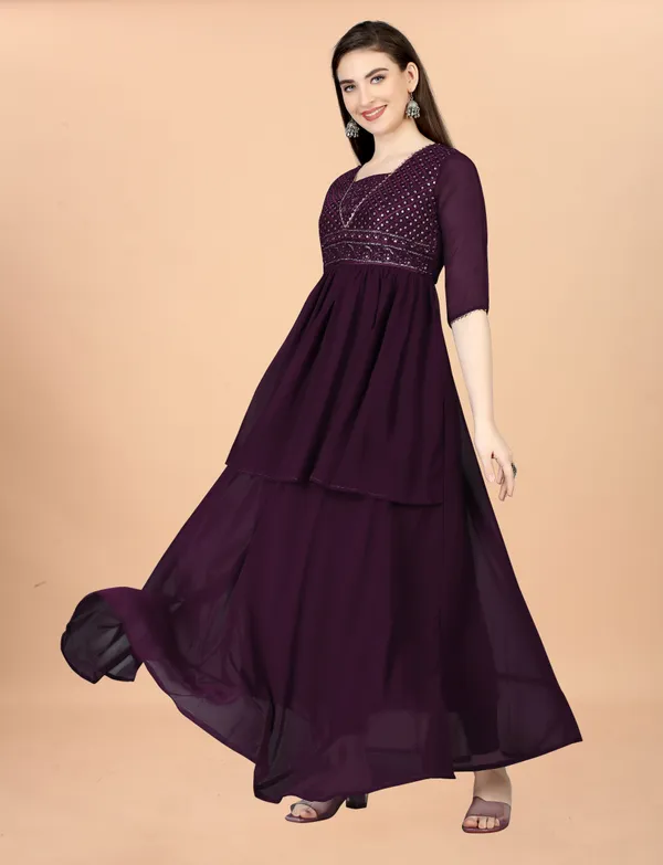 Purple_Georgete_Embroidered_Long_Gown_for_Women_&_Girls