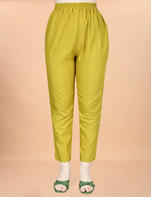 Yellow_Women's_Casual_Cotton_Round_Neck_3/4_Sleeves_Sulb_Embroidered_Work_Kurti_with_Matching_Pant_&_Embroidered_Dupatta_Set