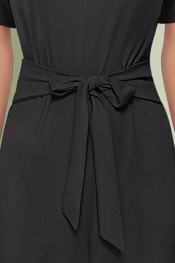 Black_Heavy_Fabric_Jumpsuit_For_Women