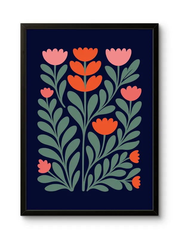 Black_Framed_Matisse_Black_Fibre_Art_|_For_Home_&_Office_Decor