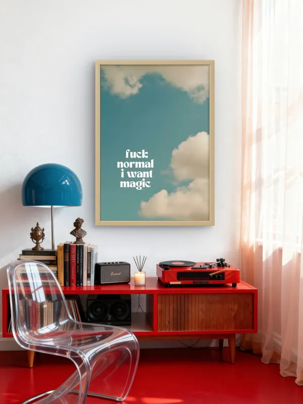 Wooden_Framed_Fuck_Normal_Fibre_Art_|_For_Home_&_Office_Decor