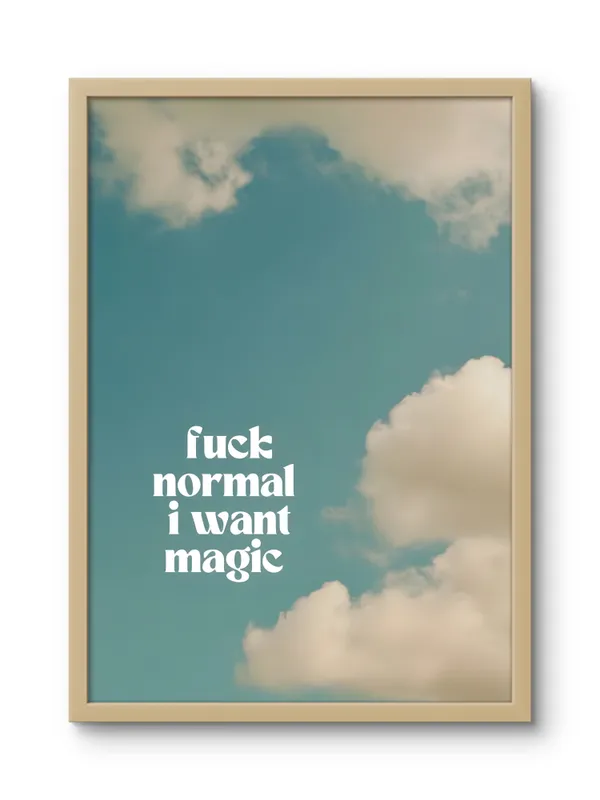 Wooden_Framed_Fuck_Normal_Fibre_Art_|_For_Home_&_Office_Decor