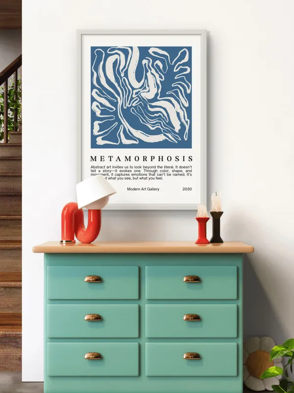White_Framed_Metamorphosis_Fibre_Art_|_For_Home_&_Office_Decor