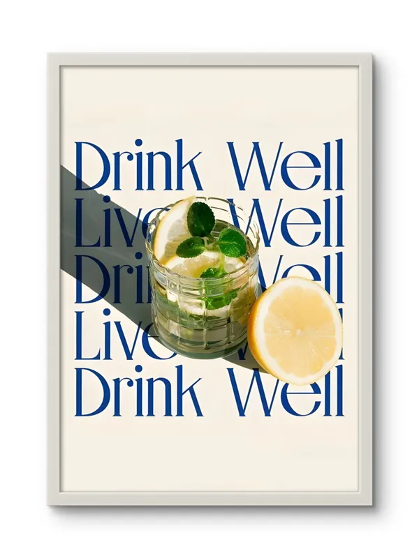 White_Framed_Drink_Well_Fibre_Art_|_For_Home_&_Office_Decor