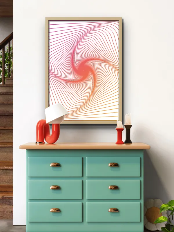 Wooden_Framed_Trippy_Abstract_Fibre_Art_|_For_Home_&_Office_Decor