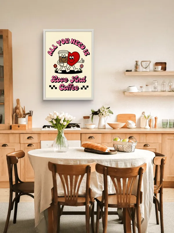 White_Framed_All_You_Need_Fibre_Art_|_For_Home_&_Office_Decor