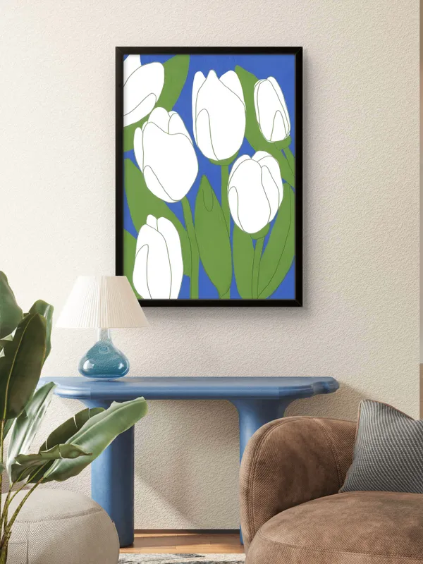 Black_Framed_The_Secret_Garden_Fibre_Art_|_For_Home_&_Office_Decor