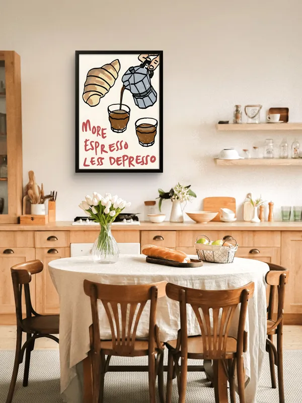 Black_Framed_More_Espresso_Less_Depresso_Fibre_Art_|_For_Home_&_Office_Decor