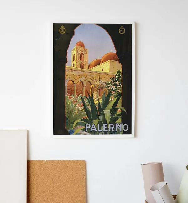 White_Framed_Palermo_Fibre_Art_|_For_Home_&_Office_Decor